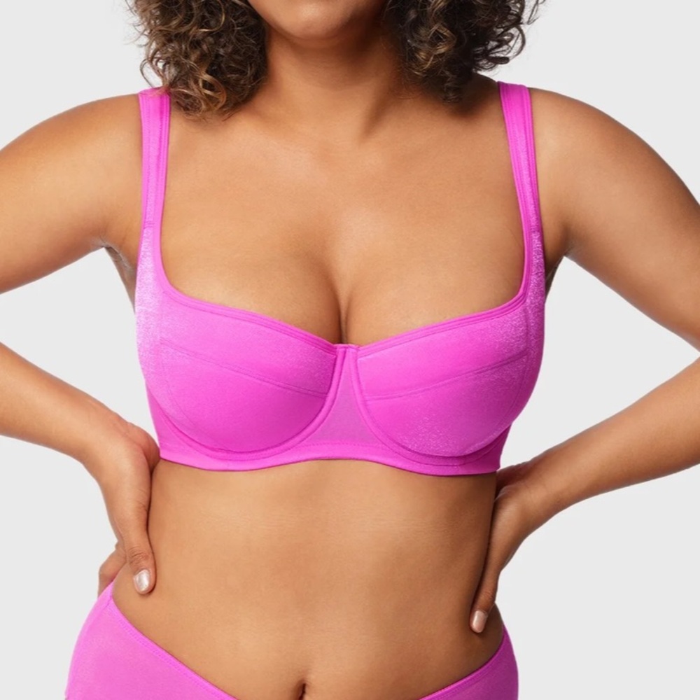 HSIA Starry Night Underwire Balconette Bra size 36I